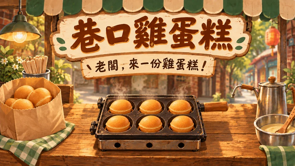 巷口雞蛋糕代表圖