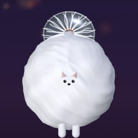 棉花糖博美代表圖