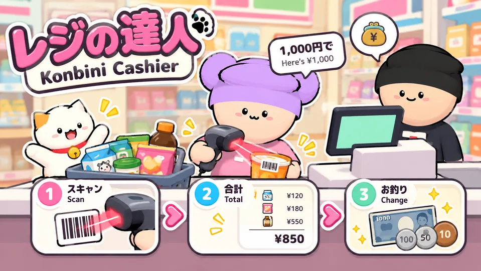 便利商店收銀達人代表圖