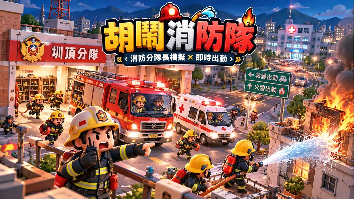 胡鬧消防隊代表圖